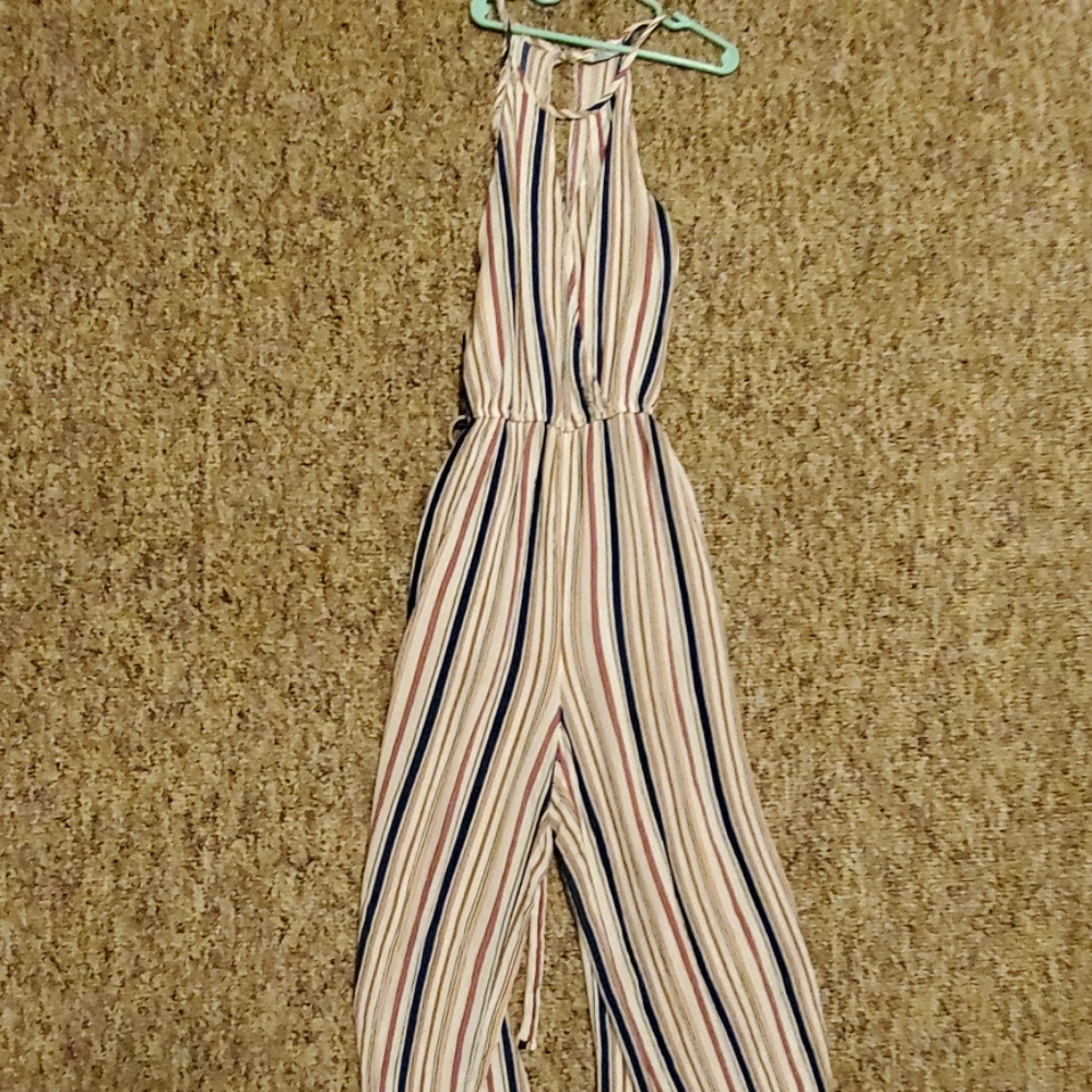 Striped Jumpsuit